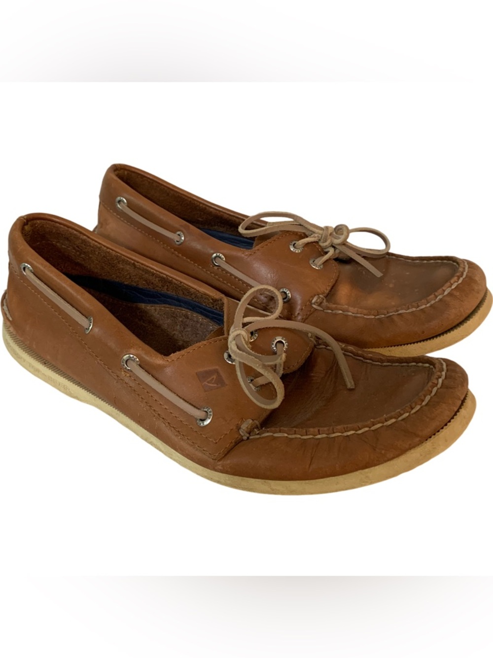 Sperry Men's Tan Leather Classic Boat Shoes